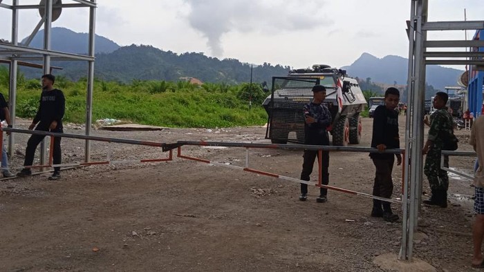 Pengamanan di PT GNI Morowali Utara, Sulteng.