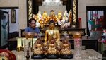 Potret Vihara Amurva Bhumi Jatinegara Bersolek Jelang Imlek