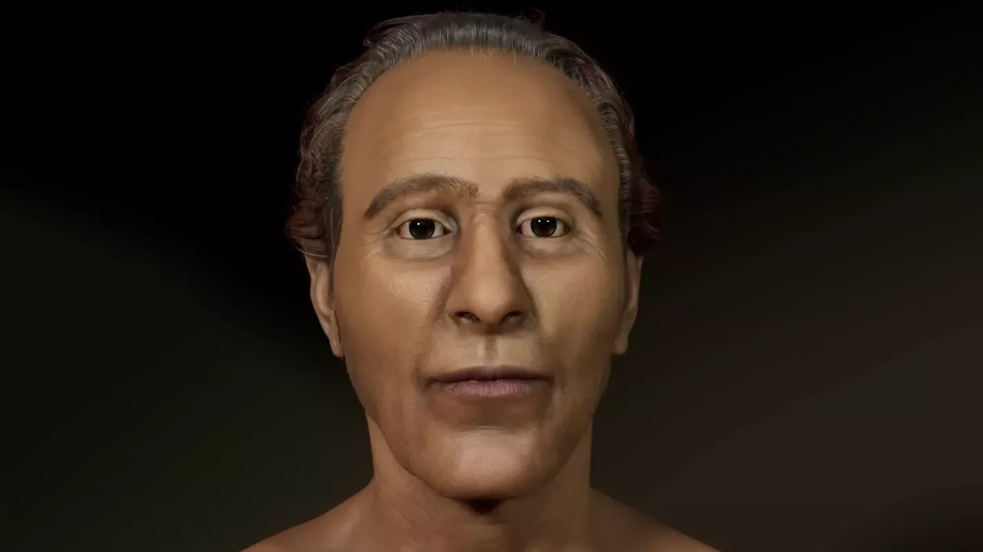 Proses rekonstruksi wajah firaun Ramses II