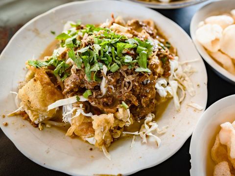 Resep Kupat Tahu Saus Kacang Khas Jawa