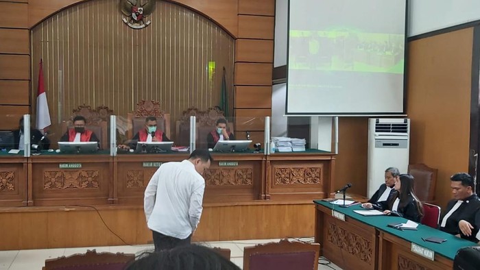 Sidang tuntutan Ricky Rizal Wibowo (Dwi Andayani-detikcom)