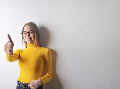 Atasan wanita warna mustard