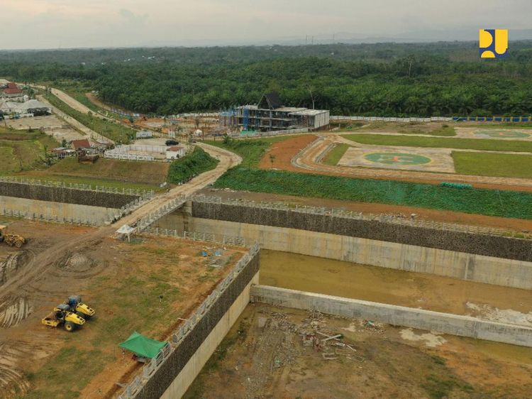Bendungan Baru di IKN Nyaris Rampung, Juni Ini Diisi Air