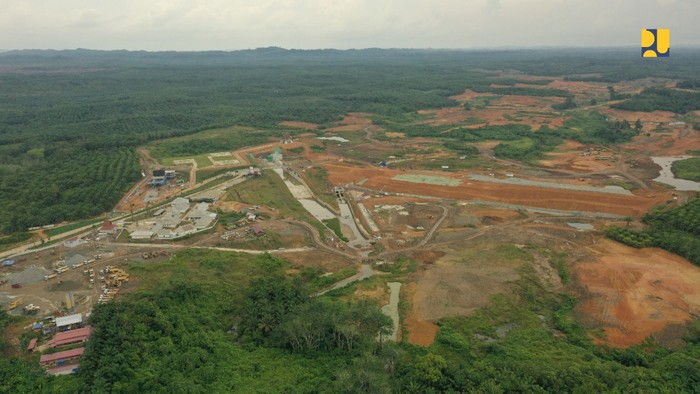Bendungan Sepaku Semoi di Penajam Paser Utara