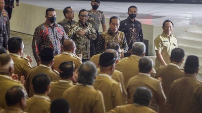 Jokowi Buka Rakornas Kepala Daerah dan Forkopda 2023 di Sentul