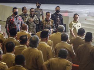 Jokowi Buka Rakornas Kepala Daerah dan Forkopda 2023 di Sentul