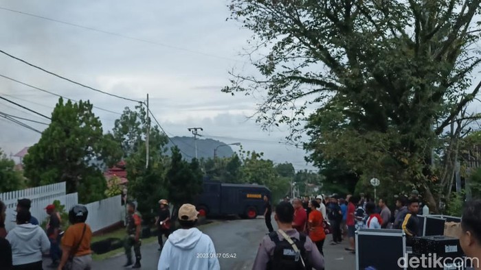 Kebakaran di rumah dinas Kapolda Papua