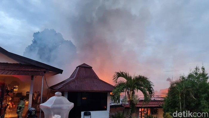 Kebakaran di rumah dinas Kapolda Papua