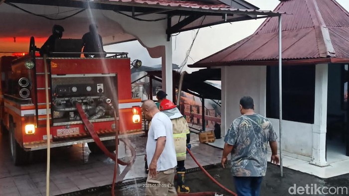 Kebakaran di rumah dinas Kapolda Papua