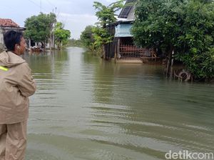 Banjir 18 Hari Belum Surut, Jalan Alternatif Pati-Kudus Masih Terputus