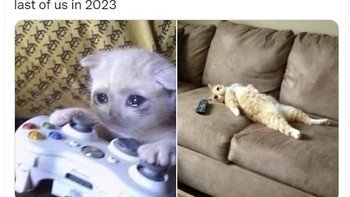 Main game vs nonton The Last of Us. Foto: Twitter