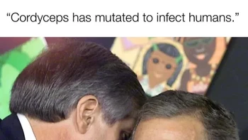 Ketika Cordyceps menginfineksi manusia. Foto: Twitter