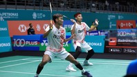 Bagas/Fikri Tumbang di Perempatfinal Indonesia Masters 2023