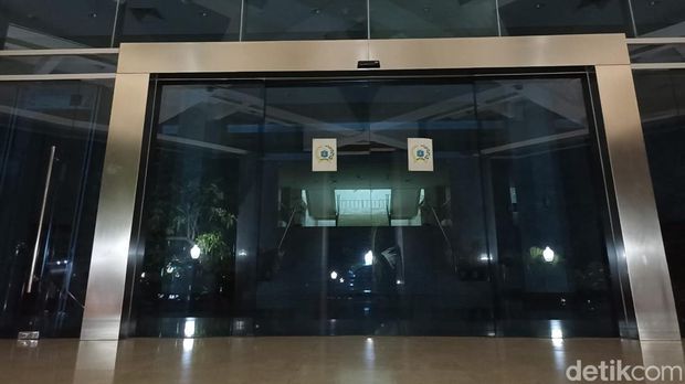 Suasana Gedung DPRD DKI Jakarta saat digeledah KPK. (Tiara/detikcom)