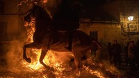 Festival Las Luminarias rutin digelar setiap tahun. (Blazquez Dominguez/Getty Images)  