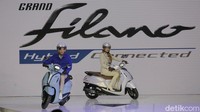 Selain itu Grand Filano juga dilengkapi One Push Start yang membuat mesin cepat menyala dengan satu sentuhan serta dilengkapi fitur Stop & Start System yang berfungsi mematikan mesin secara otomatis saat motor tidak digunakan sehingga lebih menghemat bahan bakar.