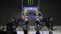 Tampilannya masih kental aura sangar seperti monster. Pabrikan Garpu Tala ini menjadi tim pertama yang mempresentasikan line-upnya untuk mengarungi musim 2023. Fabio Quartararo dan Franco Morbidelli datang langsung membuka selubung YZR-M1 2023.  