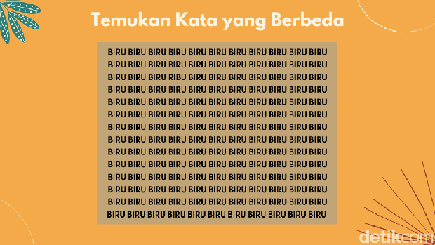 Uji Kejelian Mata Lewat Tebak Kata, Bisa Jawab Kurang dari 5 Detik?