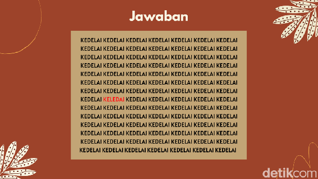 Uji Kejelian Mata Lewat Tebak Kata, Bisa Jawab Kurang dari 5 Detik?