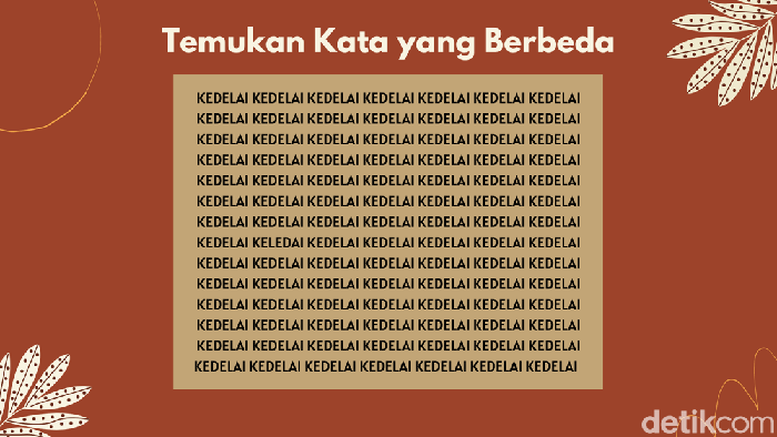 10 Soal Tes Ketajaman Mata untuk Melatih Fokus, Temukan Kata dan Angka yang Berbeda!