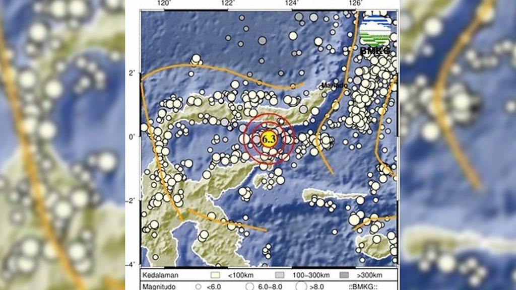 BMLG, Gempa