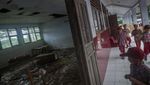 Tolong... Ruang Kelas SDN di Lebak Banten Rusak Berat, Butuh Perbaikan