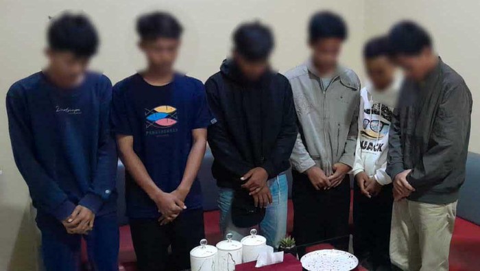 Enam pemerkosa bocah di Brebes ditangkap Selasa (17/1/2023).