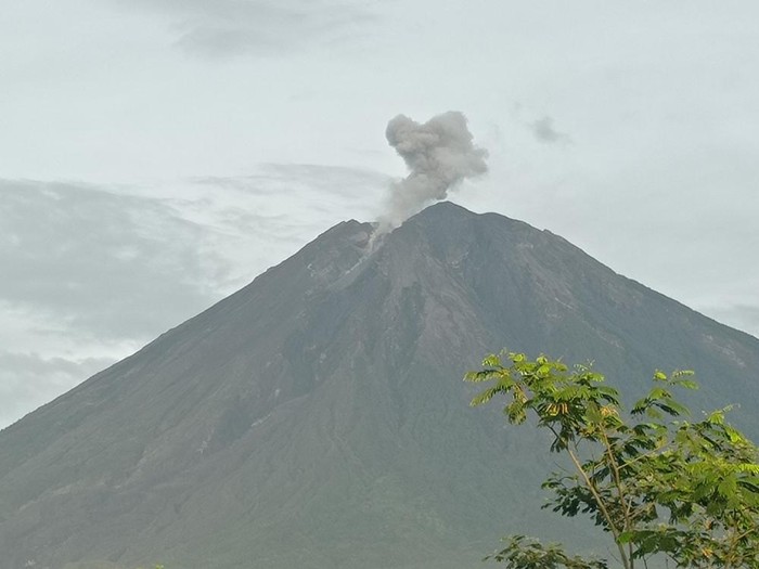 gunung semeru erupsi Rabu, 18 Januari 2023, pukul 05:48 WIB