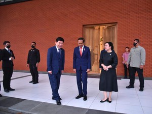 Jokowi & Puan Terima Kunjungan Ketua Parlemen Korsel, Bahas Apa?
