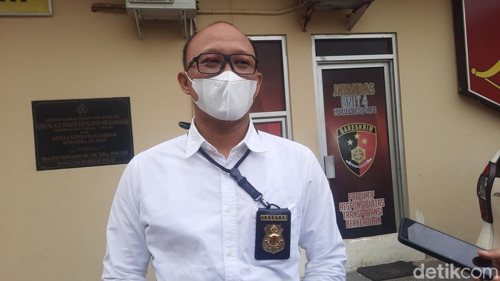 Kasubdit Jatanras Polda Sumsel Kompol Agus Prihadinika. (Prima Syahbana/detikSumut))