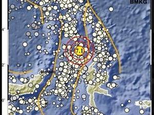 Gempa M 7,1 Melonguane Sulut Terasa Kuat di Halmahera Timur hingga Ternate