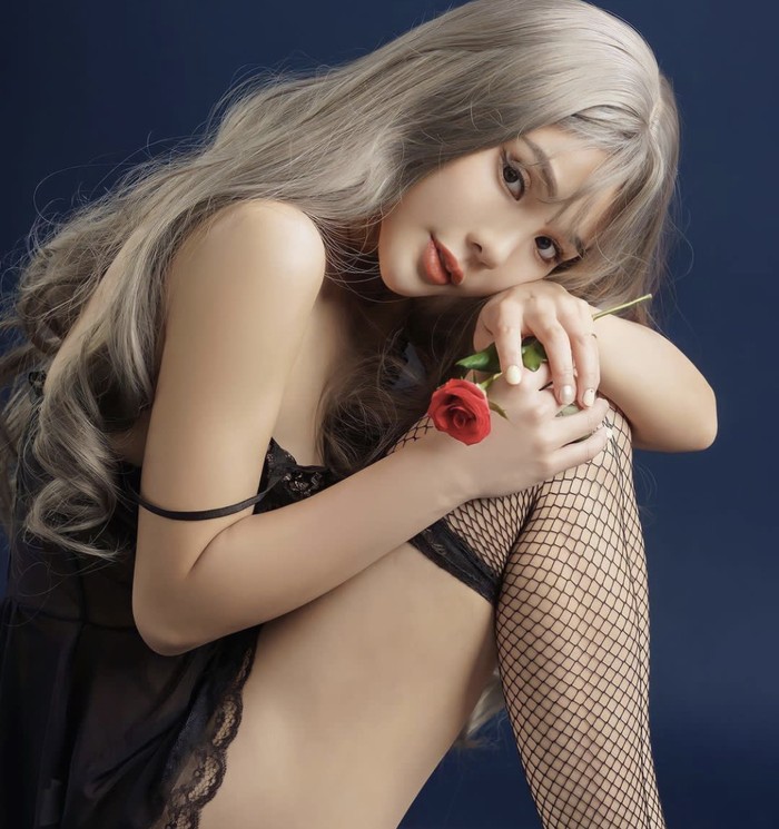 Lin Yizhen, model Taiwan.