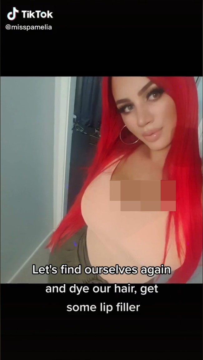 Sekitar dua tahun lalu ia mulai merasakan perubahan. Foto: TikTok Pamelia J