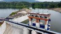 Bendungan ini sudah rampung dan akan diresmikan oleh presiden Jokowi pada kamis mednatang.
