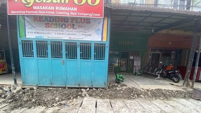 Proyek drainase di Jalan Setia Budi Pasar 1 Medan setelah diperbaiki. (Foto: Istimewa)