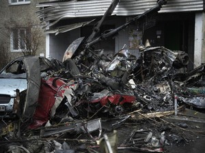 Petaka Heli Jatuh Dekat TK Tewaskan Mendagri Ukraina