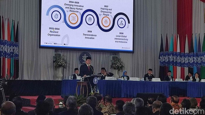 Rektor IPB Arif Satria (Rizky Adha/detikcom)