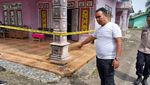 Potret Kerusakan Rumah Kades di Langkat Usai Dilempar Molotov