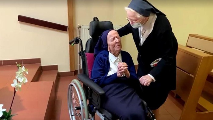 Suster Andre, orang tertua di dunia meninggal dunia
