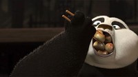 Sosok panda menggemaskan dalam Kung Fu Panda, Po digambarkan menyukai bakpao. Ia bisa melahapnya sekaligus banyak lho.