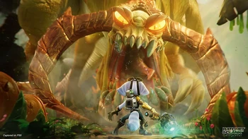 Ratchet & Clank: Rift Apart saat itu sempat masuk nominasi Game of the Year di The Games Awards 2021. Namun sayangnya harus kalah dari It Takes Two. Foto: (Dok. PlayStation).