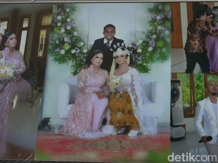 Album foto resepsi pernikahan tanpa mempelai pria di Kota Probolinggo