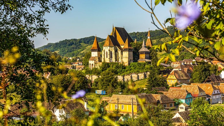 Desa Biertan di Transylvania Desa Biertan di Transylvania