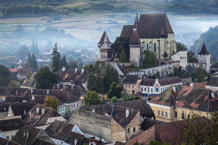 Desa Biertan di Transylvania