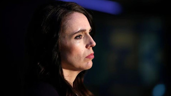 New Zealand Prime Minister Jacinda Ardern addresses the media after participating in a televised debate with National leader Judith Collins at TVNZ in Auckland, New Zealand, September 22, 2020. Fiona Goodall/Pool via REUTERS/File Photo