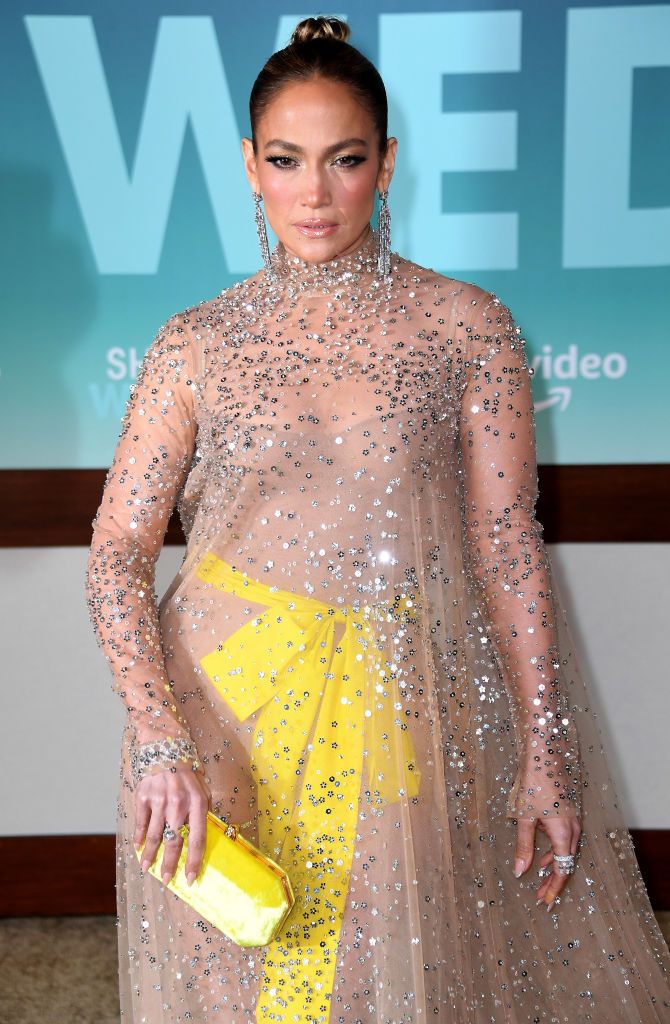 HOLLYWOOD, CALIFORNIA - JANUARY 18: Jennifer Lopez attends the Los Angeles premiere of Prime Video's 