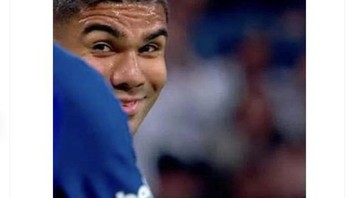 Rencana Casemiro saat absen laga MU vs Arsenal akhir pekan nanti. Foto: Twitter