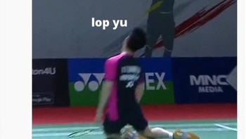 Pada babak penentuan, Marcus/Kevin langsung tertinggal 2-5, namun Kevin menambah dua poin untuk menipiskan skor menjadi 4-5, salah satunya lewat smash menyilang. Satu sambaran Marcus di depan net membuat skor menjadi imbang 5-5. Foto: Twitter