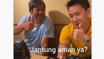 Marcus Fernaldi Gideon/Kevin Sanjaya Sukamuljo melangkah ke perempatfinal India Open 2023 usai mengalahkan Ren Xiang Yu/Tan Qiang (China) dengan skor 16-21, 21-18, 23-21 dalam waktu 75 menit. / Foto: Twitter