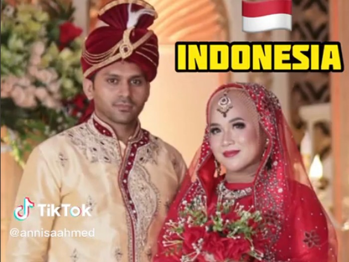 Pasangan beda negara viral, wanita ini menikah dengan pria yang berasal dari India. Pasangan beda negara viral, wanita ini menikah dengan pria yang berasal dari India.